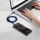 Baseus Crystal Shine cable USB-C to USB-C, 100W, 1.2m (blue)
