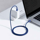 Baseus Crystal Shine cable USB-C to USB-C, 100W, 1.2m (blue)