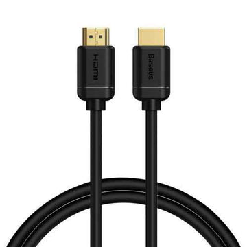 Baseus Video Cable High definition Series HDMI To HDMI 4K 60 Hz, 3D HDR, 18 Gbps, 1m Black (CAKGQ-A01)