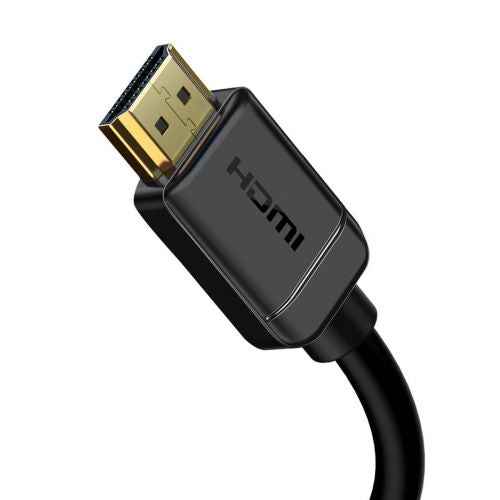 Câble vidéo Baseus haute définition HDMI vers HDMI 4K 60 Hz, 3D HDR, 18 Gbit/s, 1 m, noir (CAKGQ-A01)