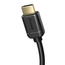 Câble vidéo Baseus haute définition HDMI vers HDMI 4K 60 Hz, 3D HDR, 18 Gbit/s, 1 m, noir (CAKGQ-A01)