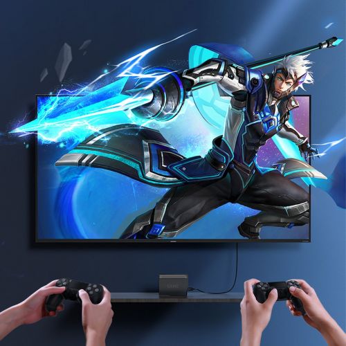 Câble vidéo baseus haute définition hdmi vers hdmi 4k 60 hz 3d hdr 18 gbit/s 1 m noir cakgq-a01