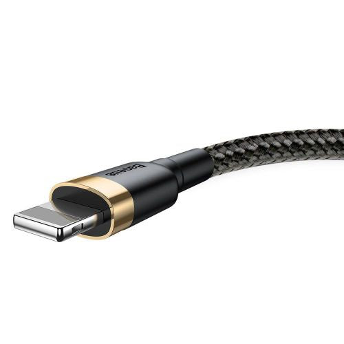 Câble Lightning Baseus 1,5 A 2 m Or + Noir (CALKLF-CV1)