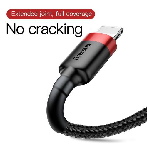 Câble Lightning Baseus 2 A, 3 m, rouge/noir (CALKLF-R91)