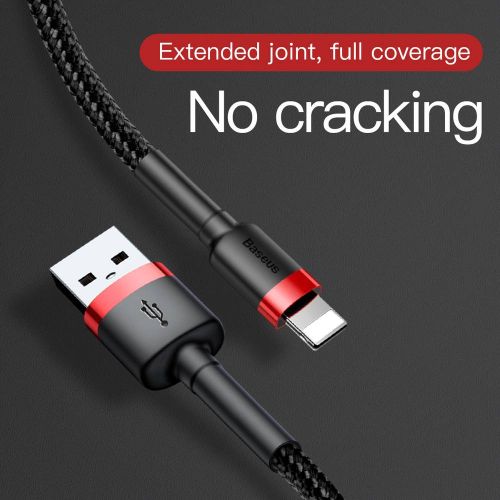 Câble Lightning Baseus 2 A, 3 m, rouge/noir (CALKLF-R91)