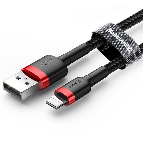 Câble Lightning Baseus 2 A, 3 m, rouge/noir (CALKLF-R91)