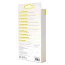 Baseus Lightning Cafule Cable, 2A, 3m Gray/Black (CALKLF-RG1)