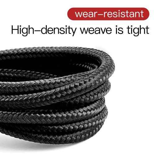 Baseus Lightning Cafule Cable 2A, 3m Gold/Black (CALKLF-RV1)