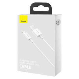 Baseus CALYS-A02 mobile phone cable White 1 m USB A Lightning