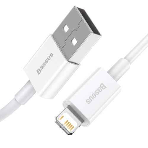 Baseus CALYS-A02 mobile phone cable White 1 m USB A Lightning