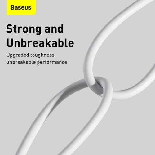 Baseus CALYS-A02 mobile phone cable White 1 m USB A Lightning