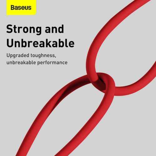 Câble Baseus Lightning Superior Series, charge rapide, données 2,4 A, 1 m, rouge (CALYS-A09)