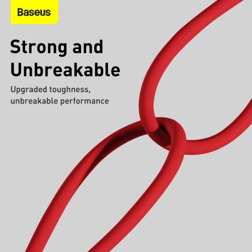 Câble Baseus Lightning Superior Series, charge rapide, données 2,4 A, 1 m, rouge (CALYS-A09)