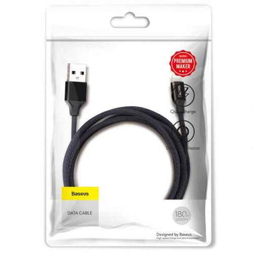 Câble Lightning Baseus Yiven Apple 2 A 1,8 m Noir (CALYW-A01)