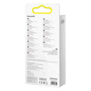 Baseus Universal Flash Series II 3-in-1 Fast Charging Data Cable (USB-A to Micro + Lightning + Type-C) 100W, 1.2m Blue (CASS030103)