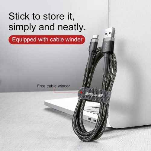 Baseus CATKLF-BG1 mobile phone cable Black 1 m USB A USB C