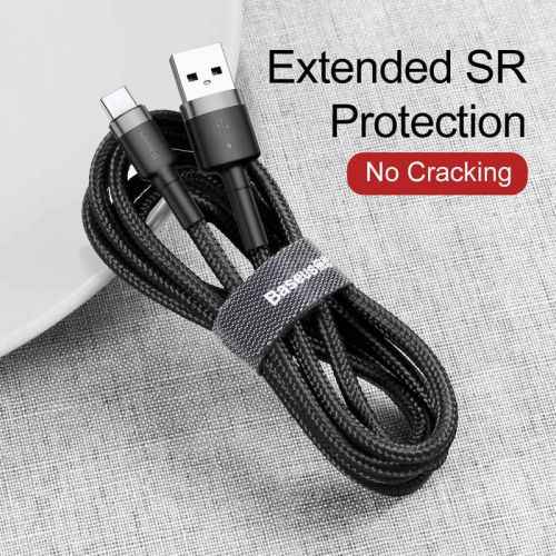 Baseus CATKLF-BG1 mobile phone cable Black 1 m USB A USB C