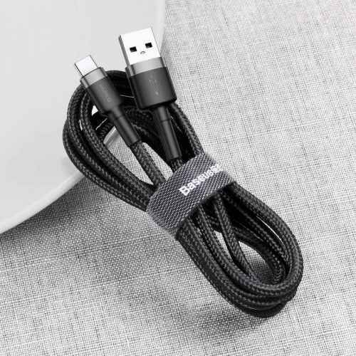 Baseus CATKLF-CG1 USB cable 2 m USB A USB C Black, Grey