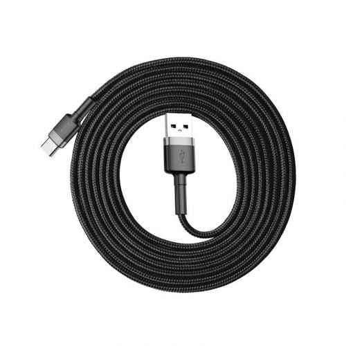 Câble USB Baseus CATKLF-CG1 2 m USB A USB C Noir, Gris