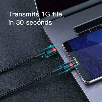 Baseus Cafule Cable USB-C PD 2.0 QC 3.0 60W 2m (Black+Red)