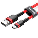Câble de téléphone portable Baseus CATKLF-U09 Noir, Rouge 3 m USB A USB C
