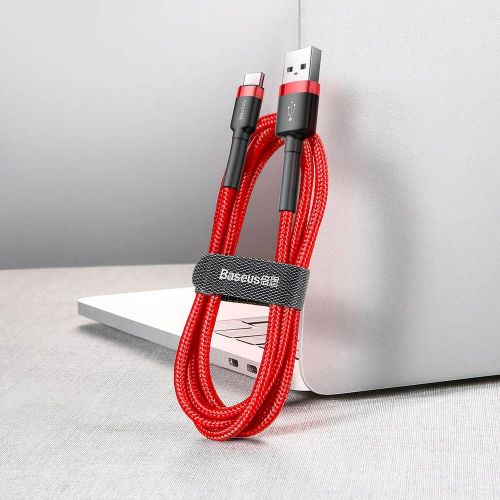 Câble de téléphone portable baseus catklf-u09 noir rouge 3 m usb a usb c