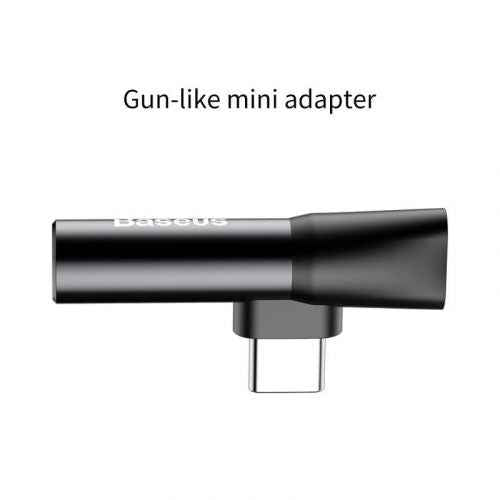 Adapteris Baseus L41 USB-C to Mini Jack 3.5mm + USB-C