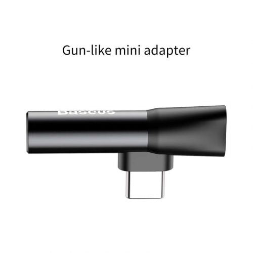 Adapteris Baseus L41 USB-C to Mini Jack 3.5mm + USB-C