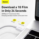 Baseus Type-C - Lightning Superior Series fast charging data cable PD 20W 1.5m White (CATLYS-B02)