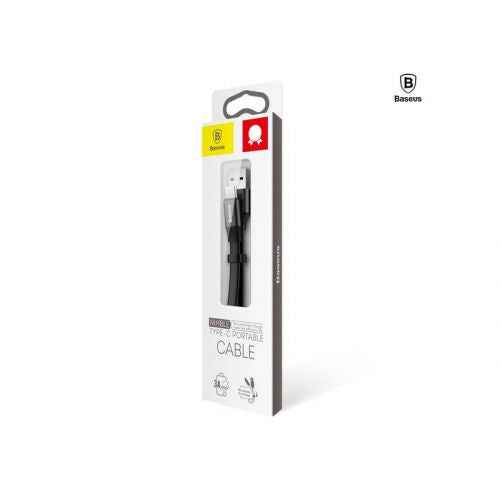Câble Baseus Type-C Nimble portable 2 A 0,23 m Noir (CATMBJ-01)