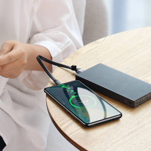 Câble de données Baseus Type-C Simple HW à charge rapide 40 W 5 A 23 cm Gris (CATMBJ-BG1)