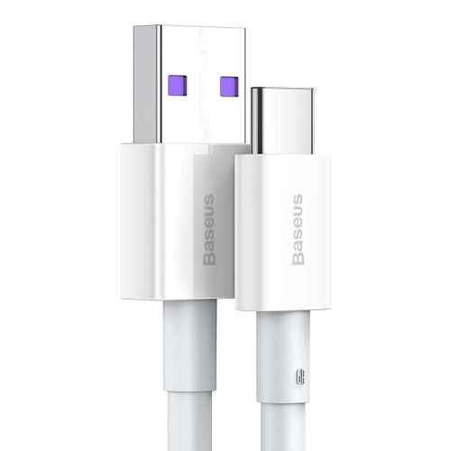 Baseus Type-C Superior series fast charging data cable 66W (11V/6A) 2m White (CATYS-A02)