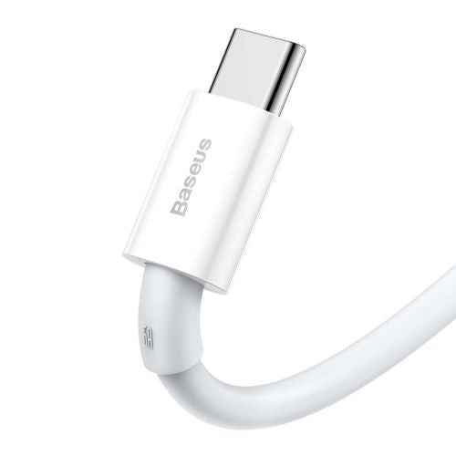 Baseus Type-C Superior series fast charging data cable 66W (11V/6A) 2m White (CATYS-A02)