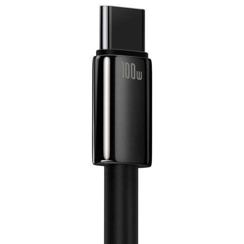 Câble Baseus Type-C Tungsten Gold 480 Mbit/s, 100 W, 2 m, noir (CAWJ000101)