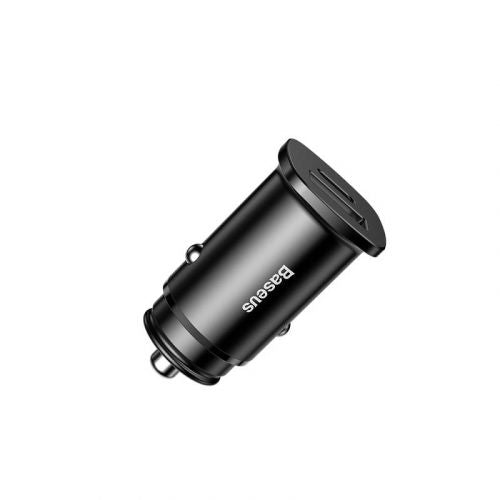 Auto lādētājs Baseus Square Metal 30W Black