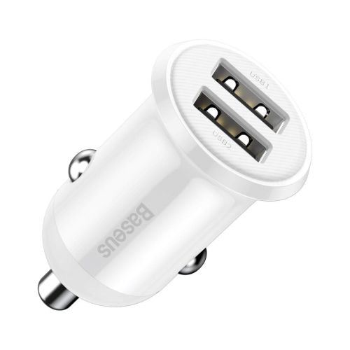Lādētājs Baseus 2 x USB-A White