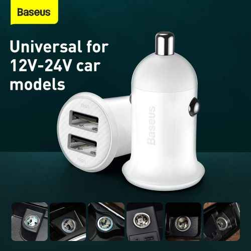 Baseus Grain Pro Car Charger USB-A 4.8A