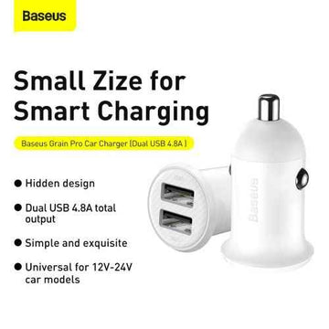 Lādētājs Baseus 2 x USB-A White