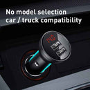 Baseus Digital Display Car Charger USB-A / 24W
