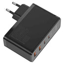 Baseus Travel Charger GaN2 Pro Quick wall charger C+C+U+U, PD 3.0, QC 4.0+, 100W EU Black (CCGAN2P-L01)
