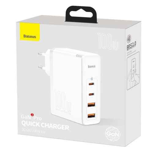 Baseus GaN2 Pro Quick Travel Charger 2x USB / 2x USB-C 100W