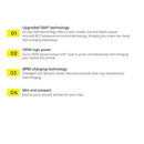 Baseus Travel Charger GaN5 Pro Quick wall charger C+U, PD3.0, QC4.0 +, AFC, 100W EU Black (CCGP090201)