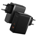 Baseus Travel Charger GaN5 Pro Quick wall charger C+U, PD3.0, QC4.0 +, AFC, 100W EU Black (CCGP090201)