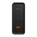 Baseus Travel Charger GaN5 Pro Quick wall charger C+U, PD3.0, QC4.0 +, AFC, 100W EU Black (CCGP090201)