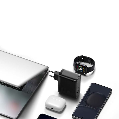 Lādētājs Baseus GaN5 Pro 1x USB-A 1x USB-C White