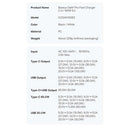 Lādētājs Baseus GaN5 Pro 1x USB-A 1x USB-C White-1