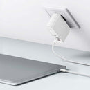 Baseus Travel Charger GaN5 Pro Fast wall charger, C+C+U, 140W White EU (CCGP100202)-1