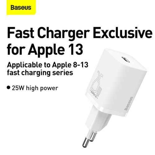 Baseus CCSP020102 Super Si 1C Travel Charger 25W