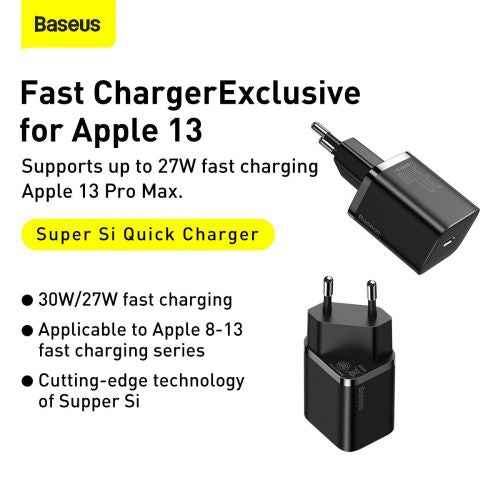 Baseus Super Si PD Wall Charger 30W / 1x USB-C