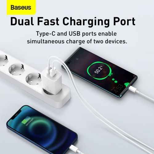 Baseus CCXJ-B02 Travel Charger USB-C 20W